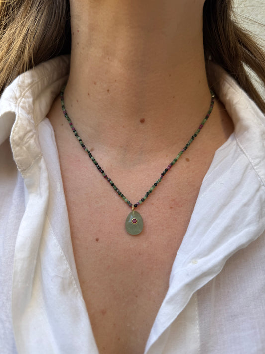 Collier Rubis