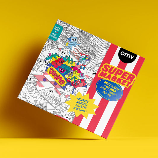Poster coloriage Supermarket