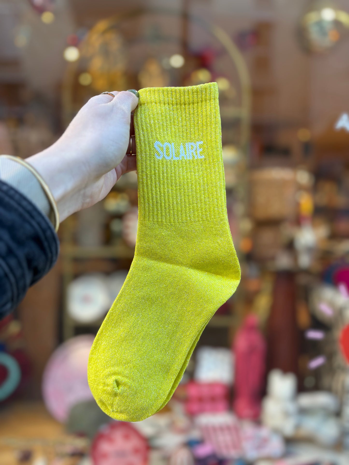 Chaussettes à paillettes - Solaire