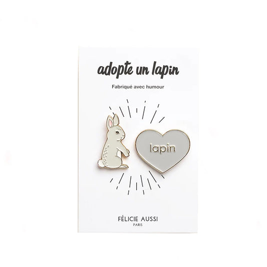 Pin’s adopte un lapin
