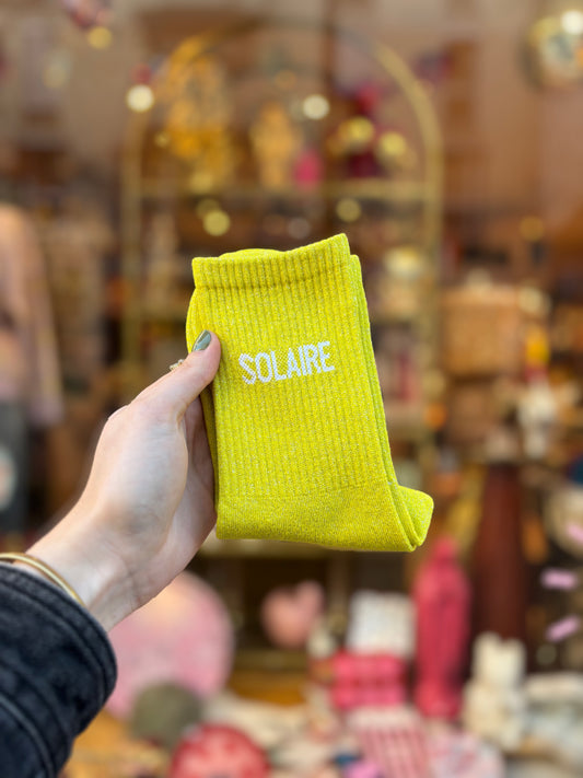 Chaussettes à paillettes - Solaire