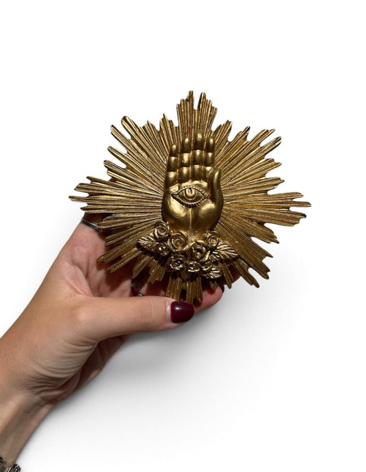 Ex voto doré main