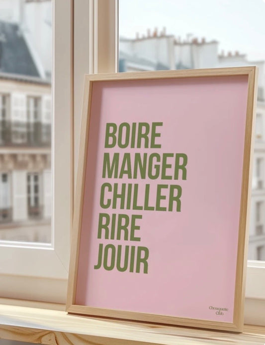 Affiche - Boire