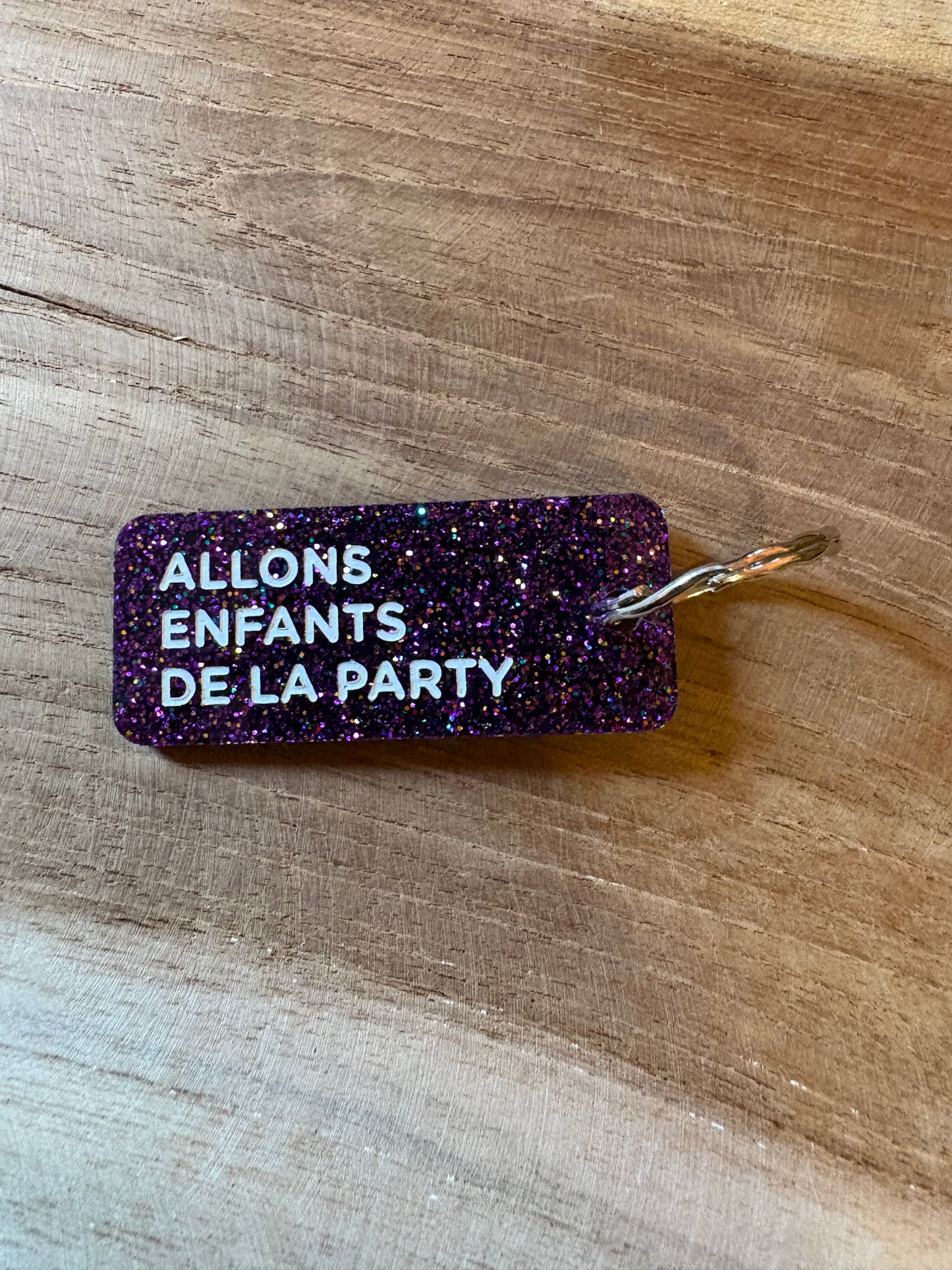 Porte-clé paillettes