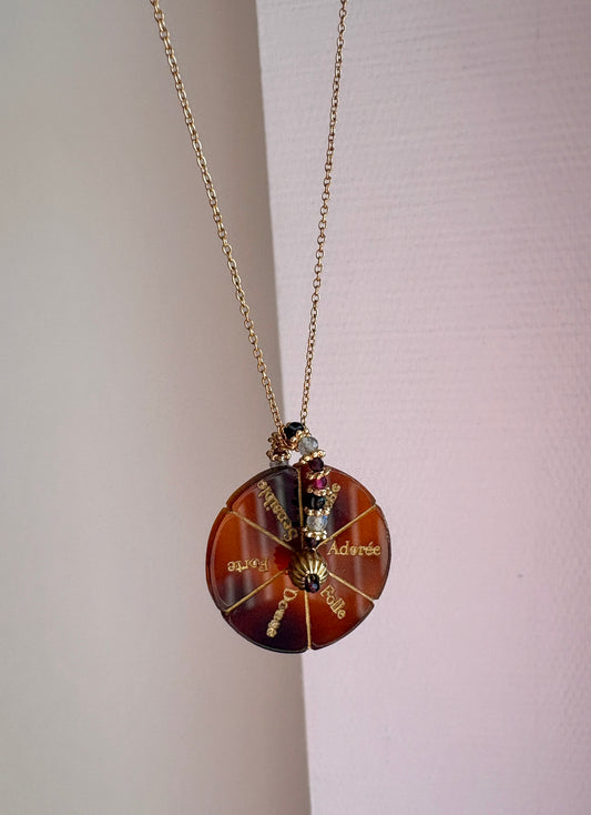 Collier roue du Bonheur