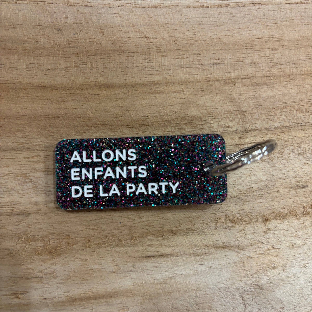 Porte clé pailleté
