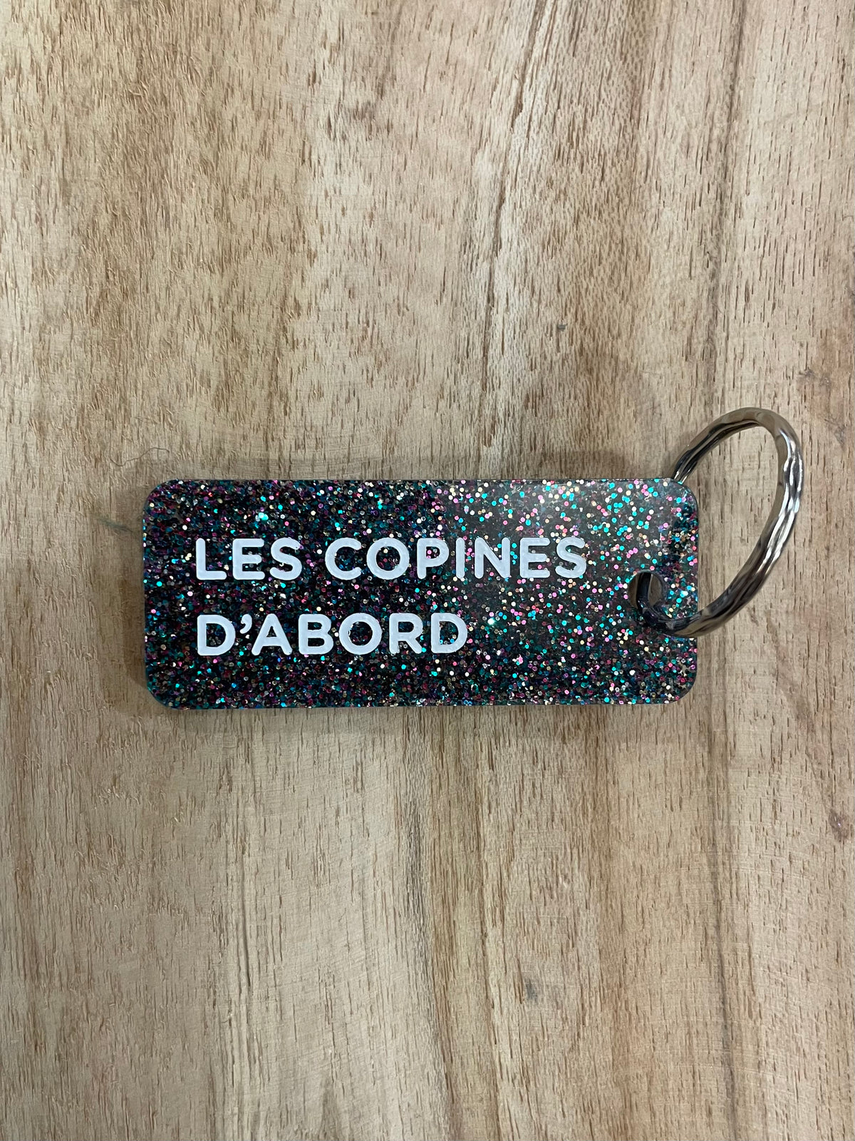 Porte clé pailleté