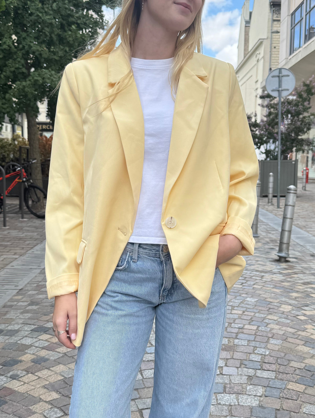 Blazer veste jaune