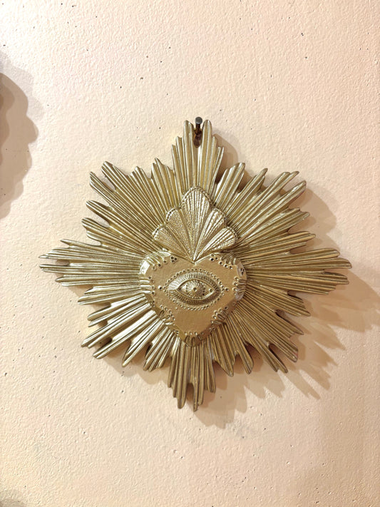 Ex voto doré coeur