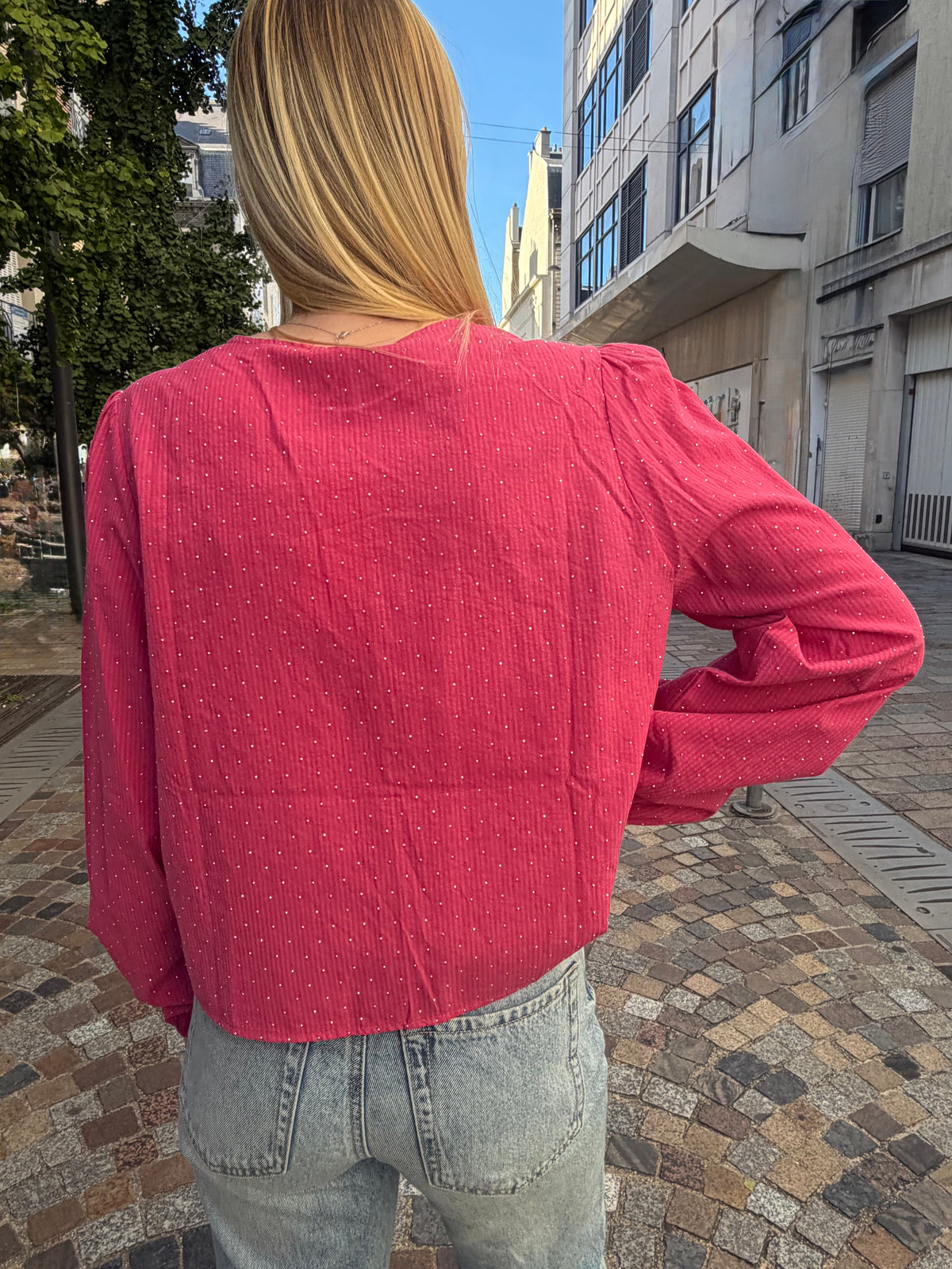 Chemise strass