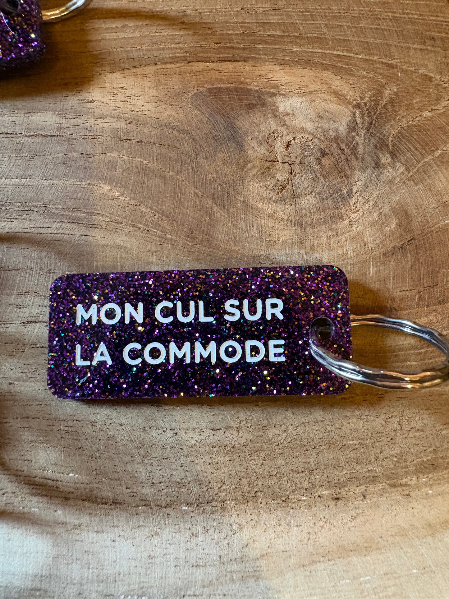 Porte-clé paillettes