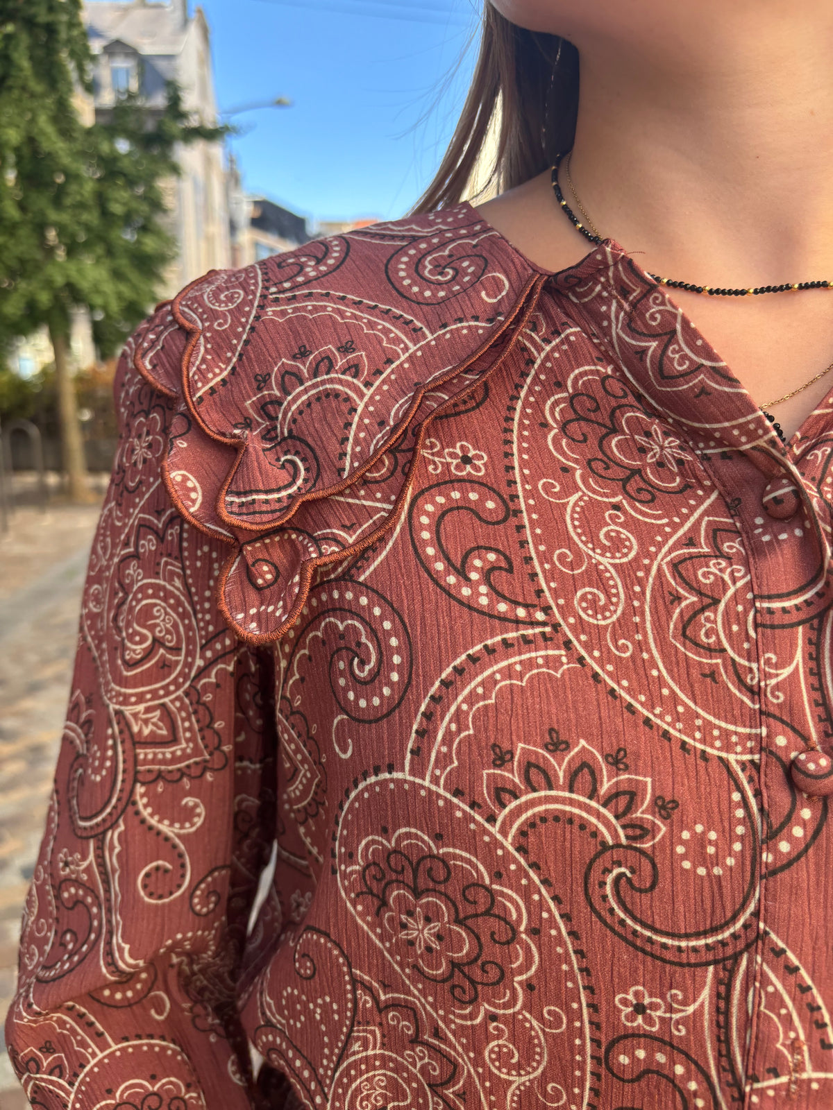 Chemise motif bandana
