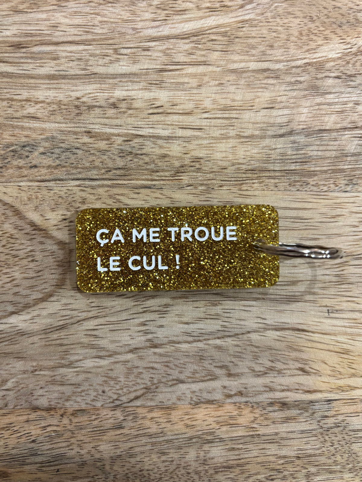 Porte clé pailleté