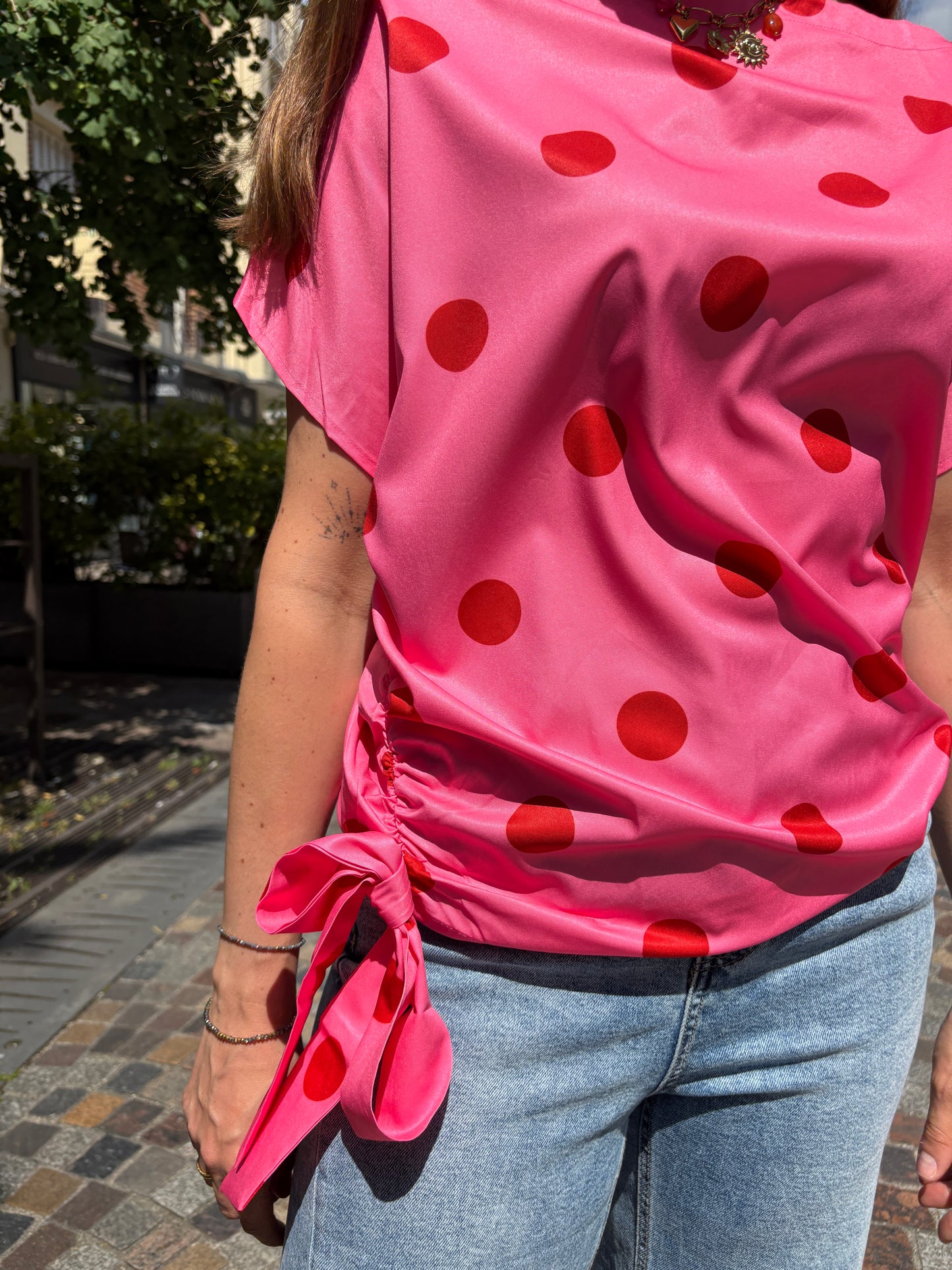Blouse Bubble Gum Rose