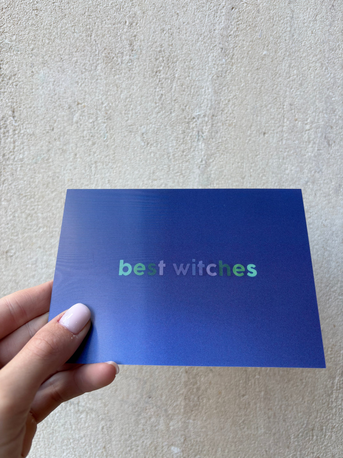 Carte d’anniversaire - best wishes/ best witches