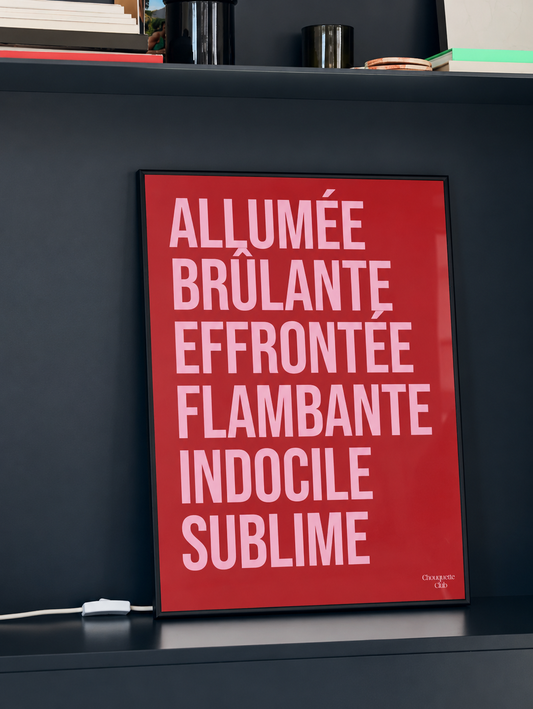 Affiche - Allumée