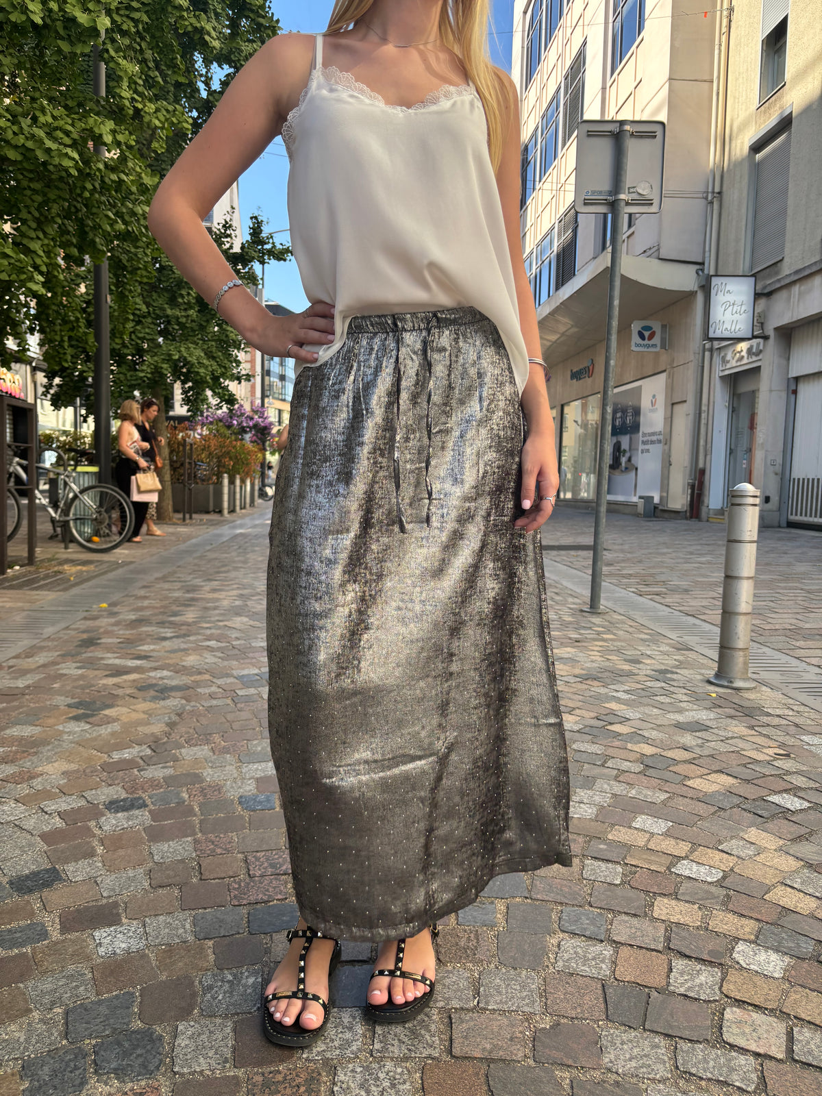 Jupe à strass