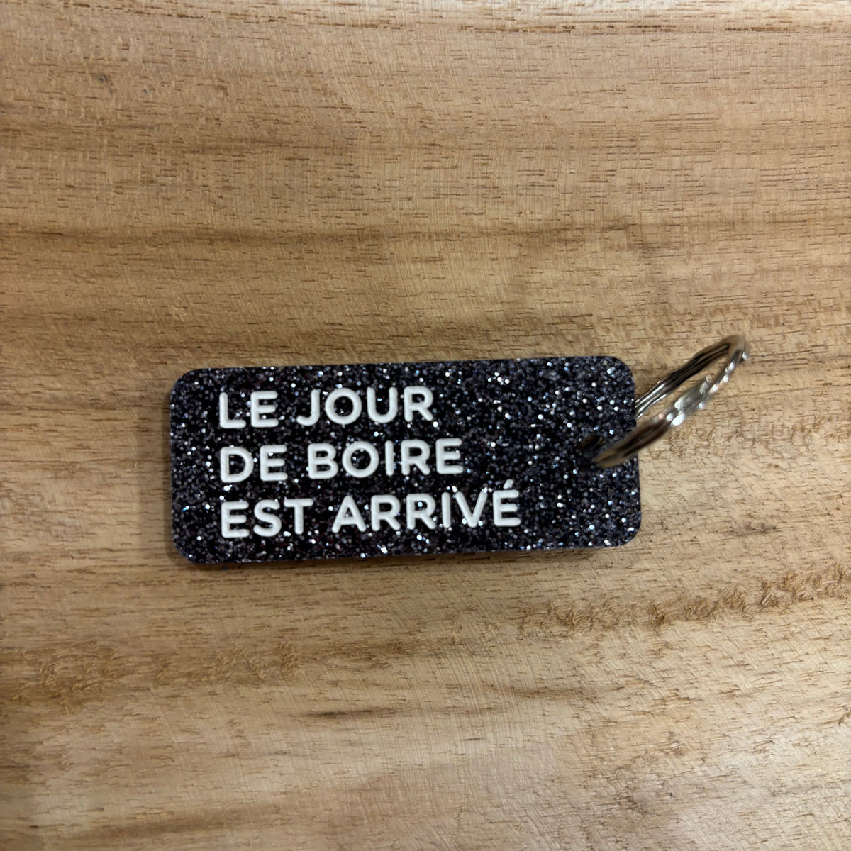 Porte clé pailleté