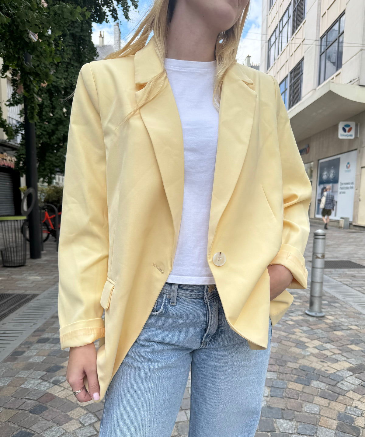 Blazer veste jaune