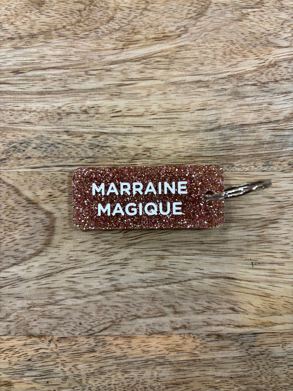 Porte clé pailleté