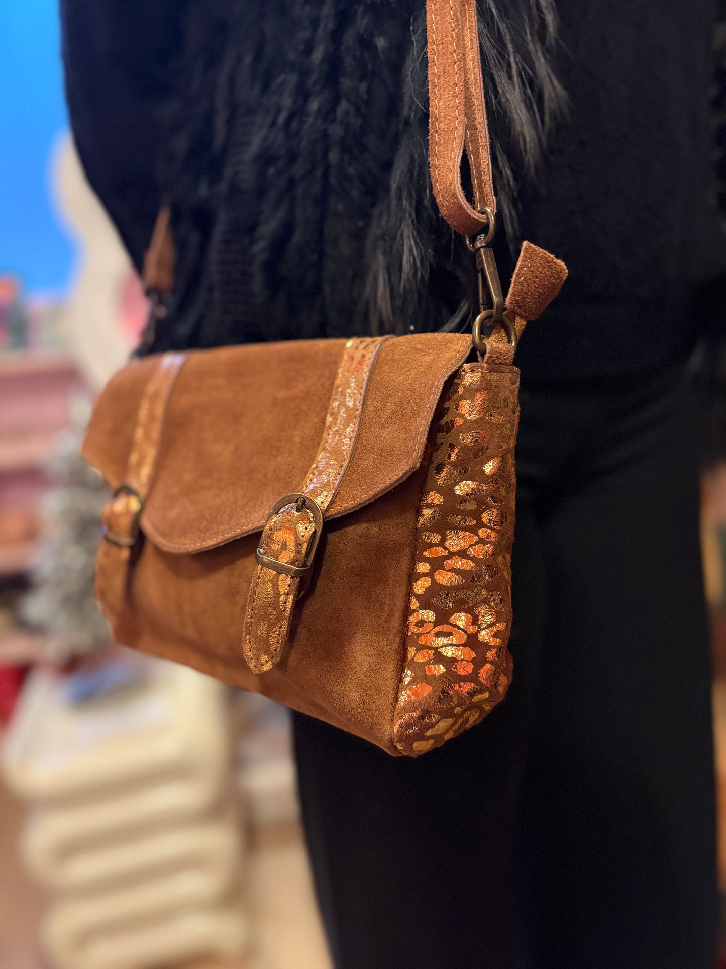 Sac en Daim Léopard