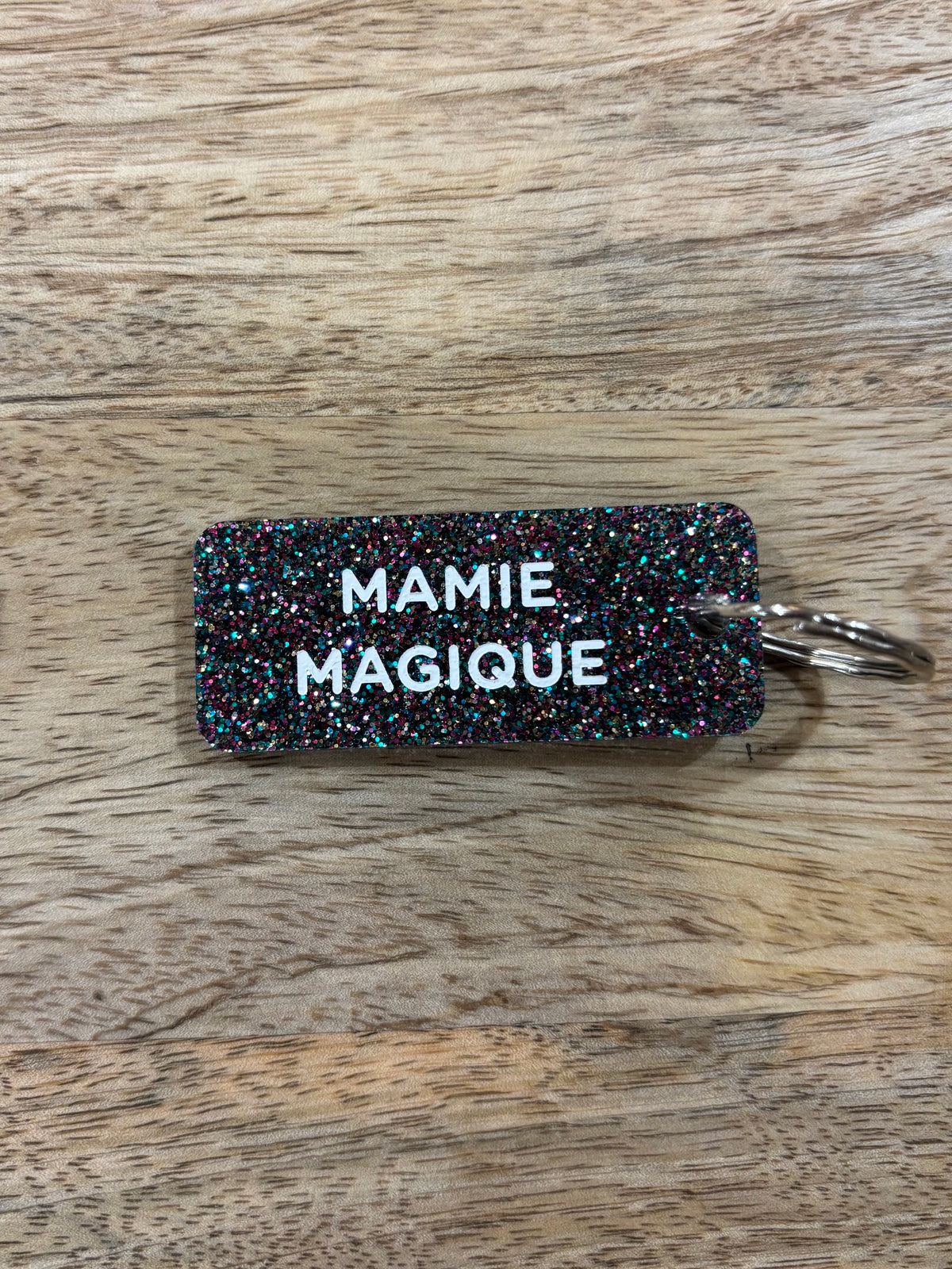 Porte clé pailleté