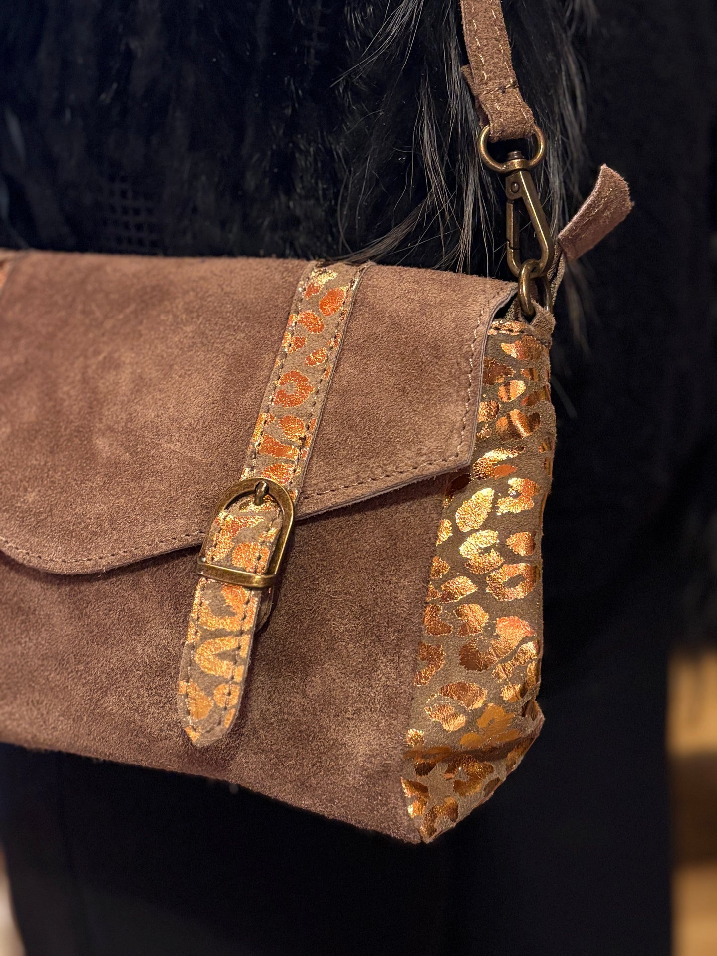 Sac en Daim Léopard