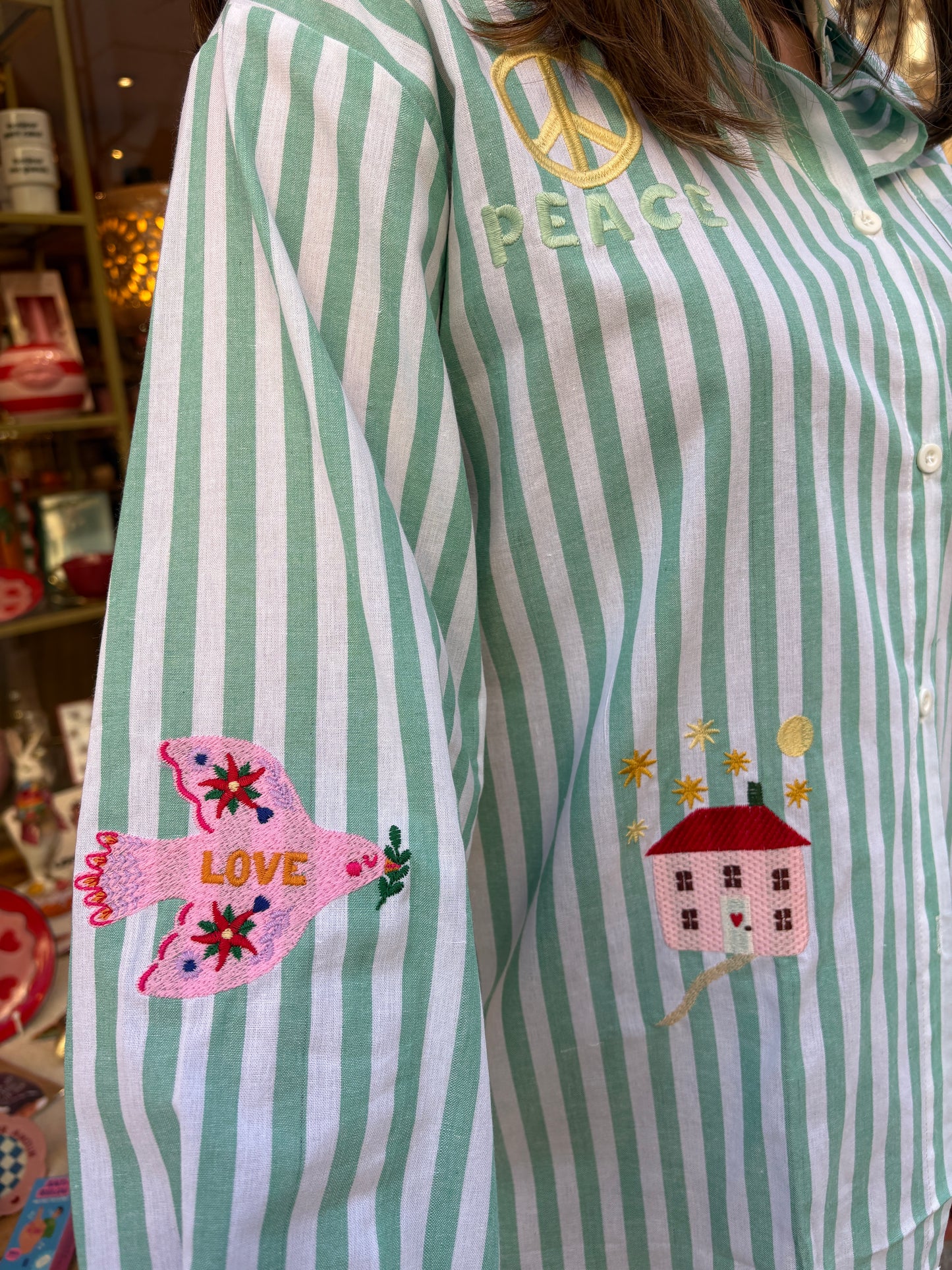 Chemise Peace Rayée