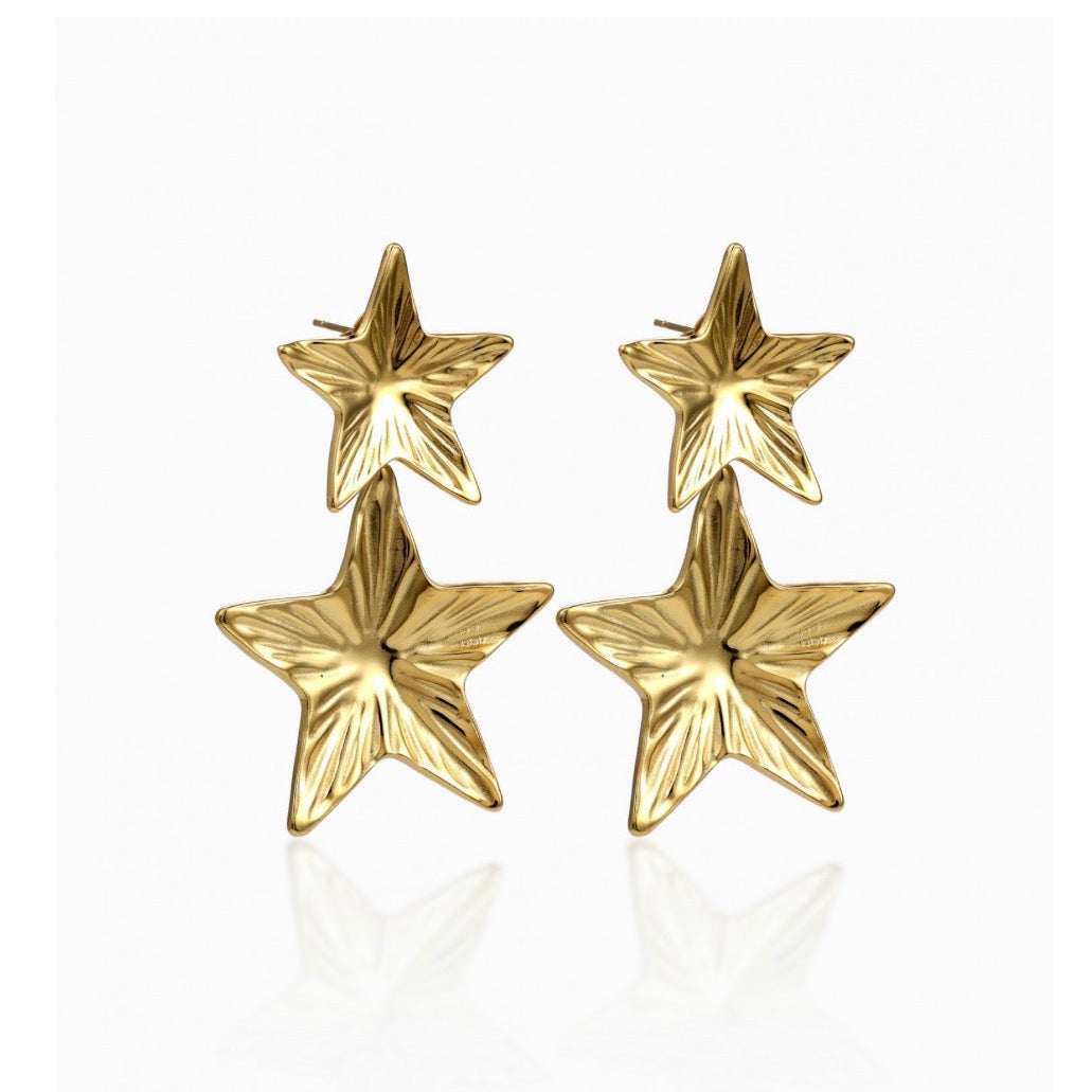 Boucles d’oreilles étoile