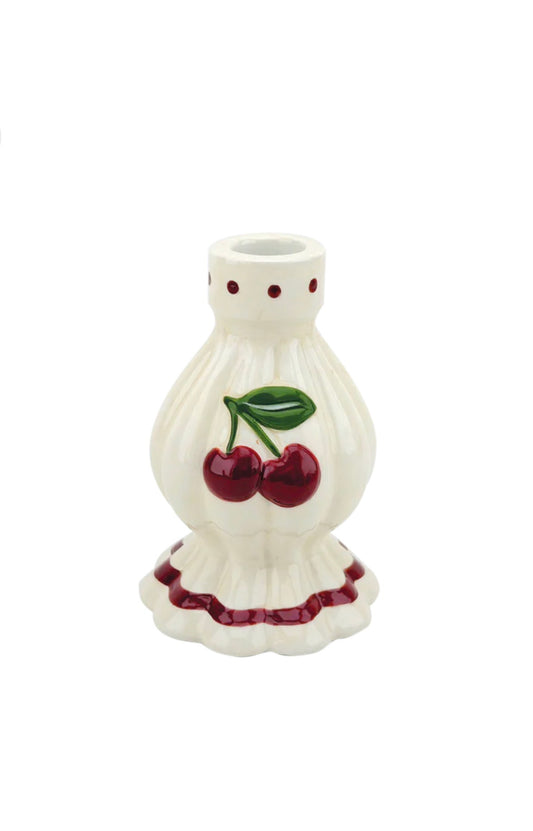 Petit bougeoir cerise