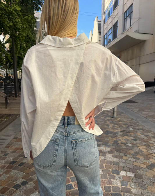 Chemise dos ouvert