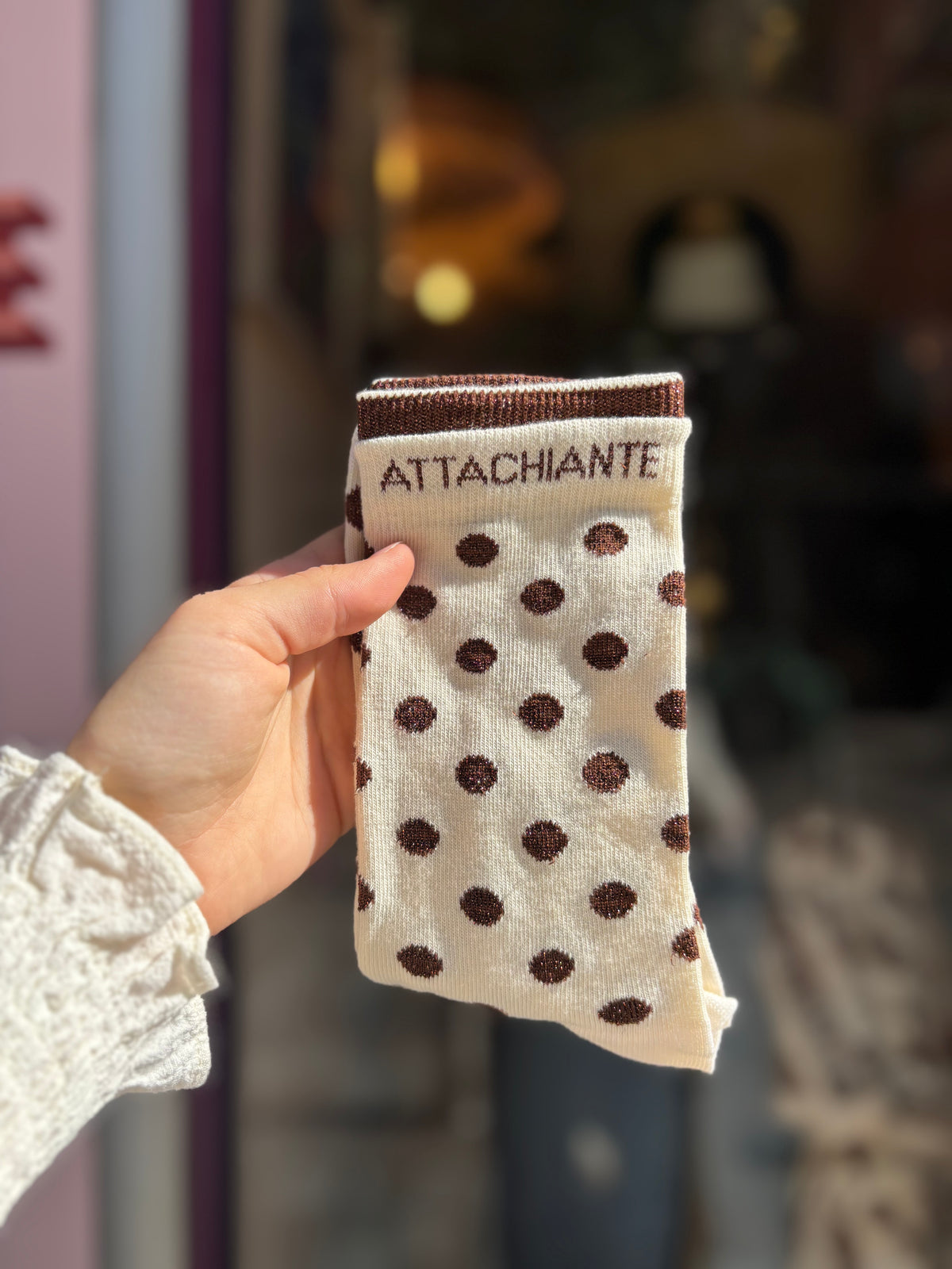 Chaussettes à message