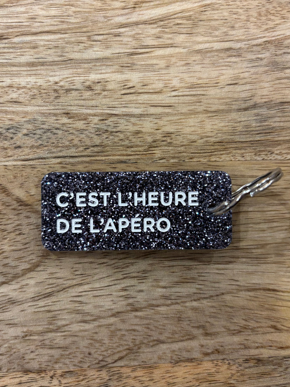 Porte clé pailleté