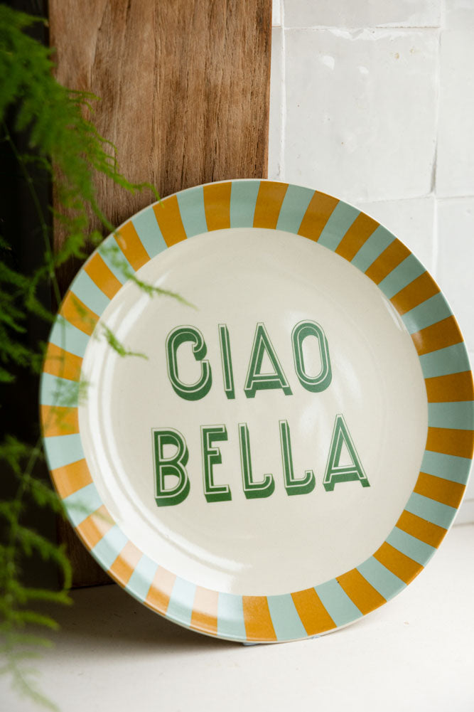 Assiette Ciao Bella