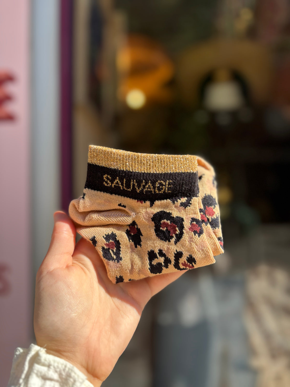 Chaussettes à message