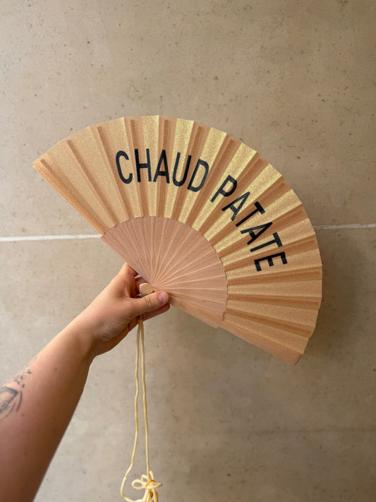 Éventail « CHAUD PATATE »