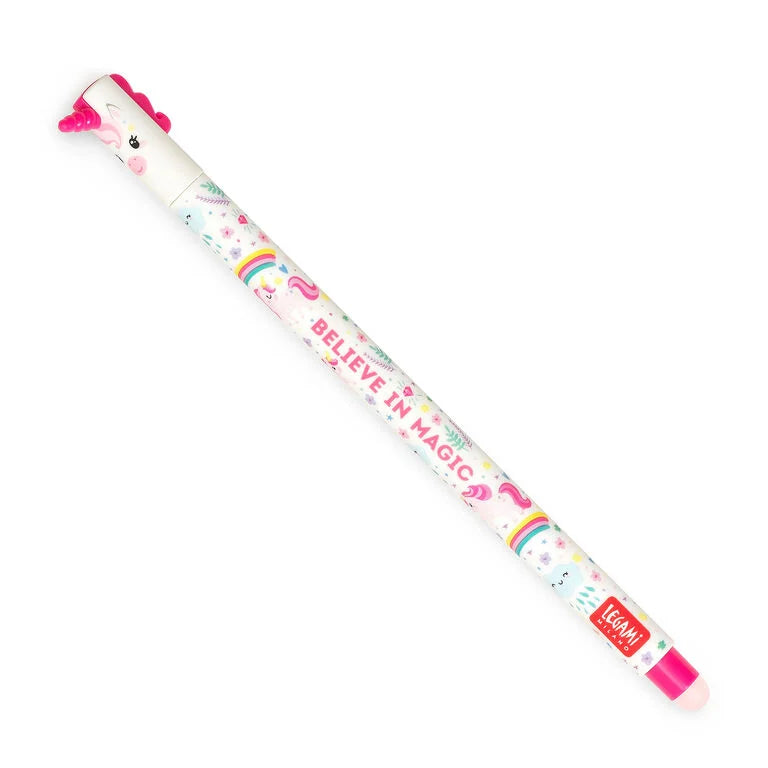 Stylo effaçable licorne