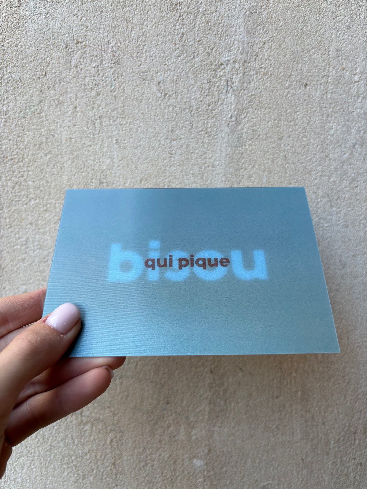 Carte d’anniversaire - bisou qui pique