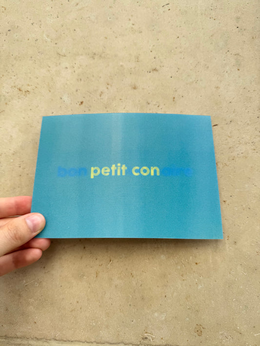 Carte anniversaire petit con