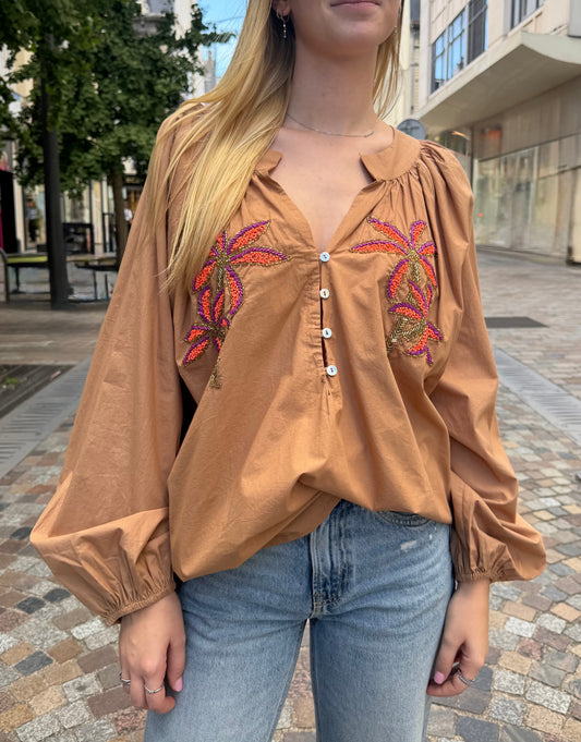 Chemise palmier