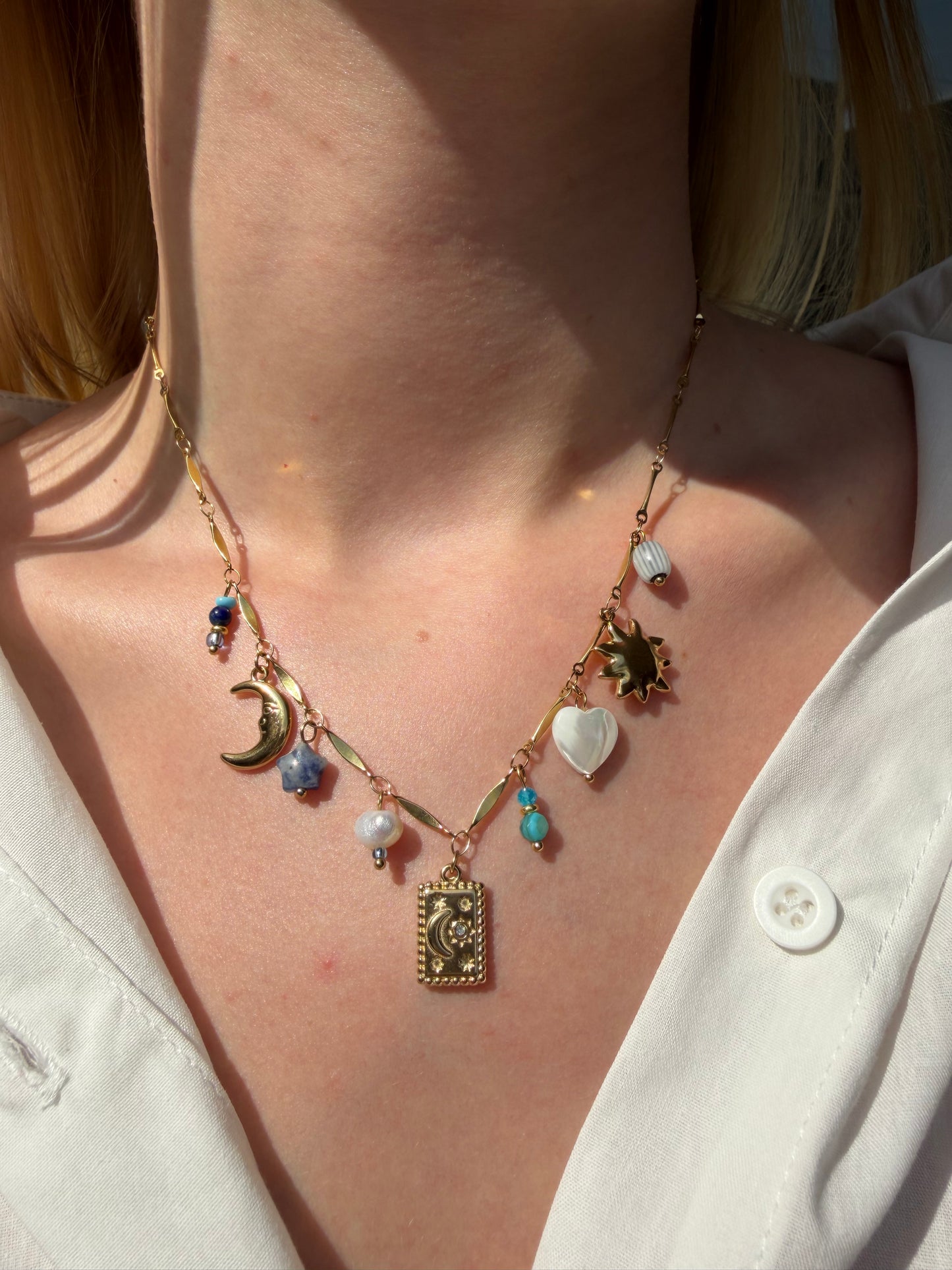 Collier Lune Soleil