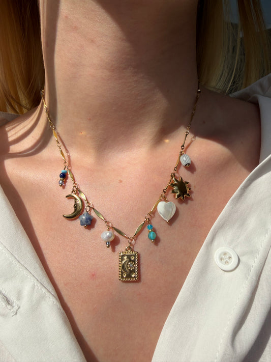 Collier Lune Soleil