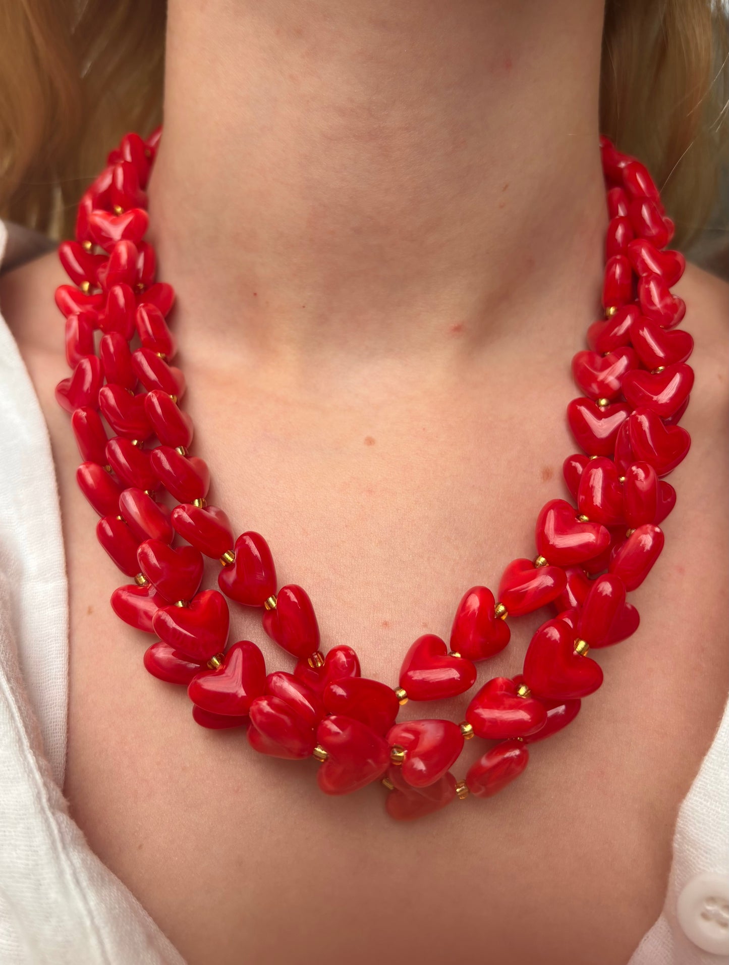 Collier cœur épais