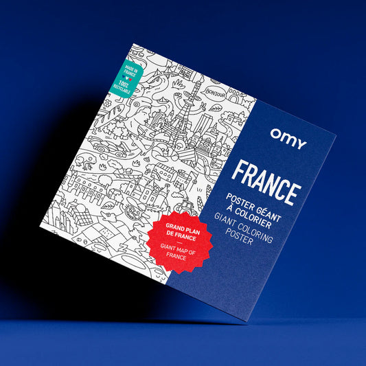 Poster coloriage France
