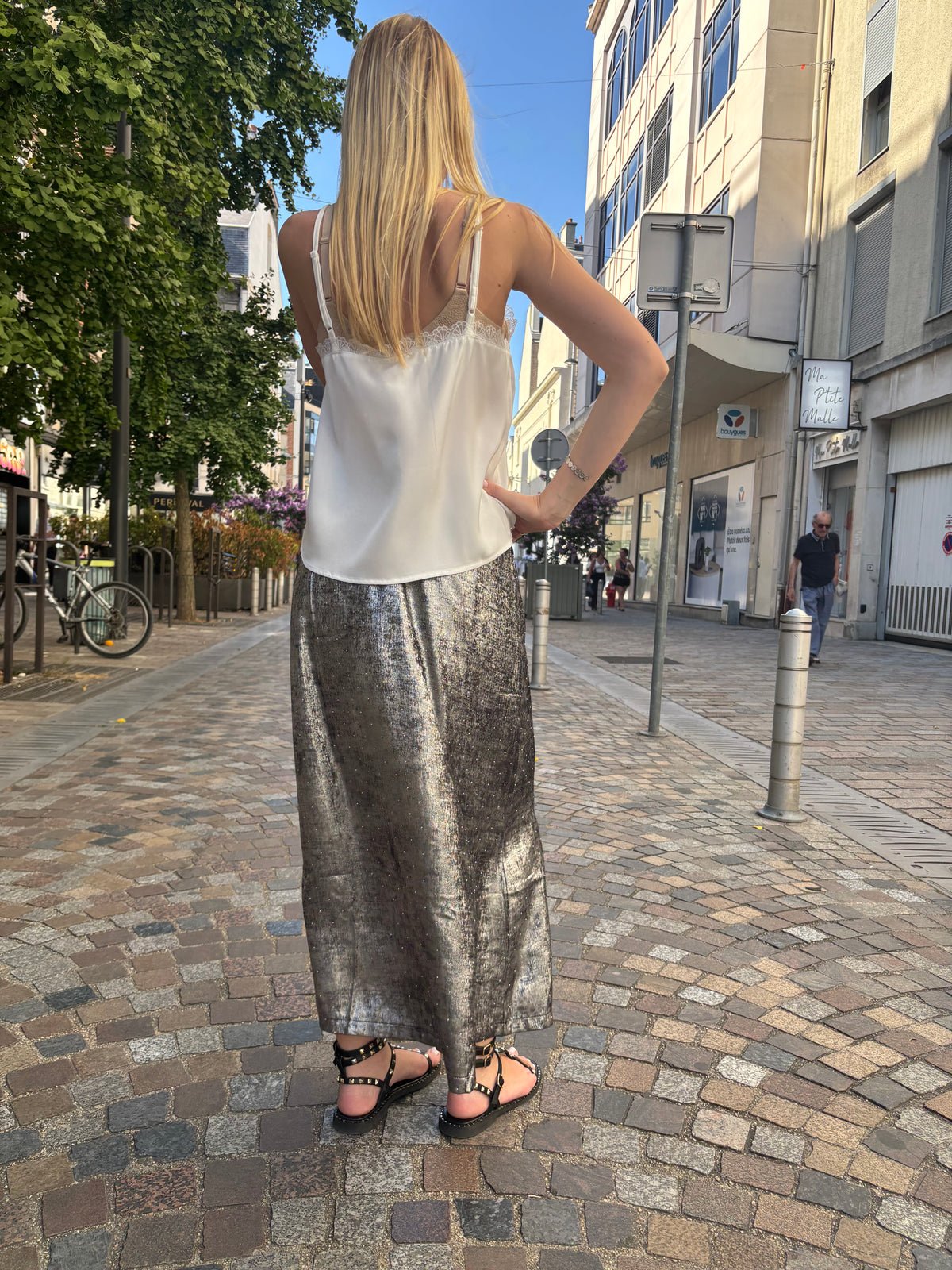 Jupe à strass