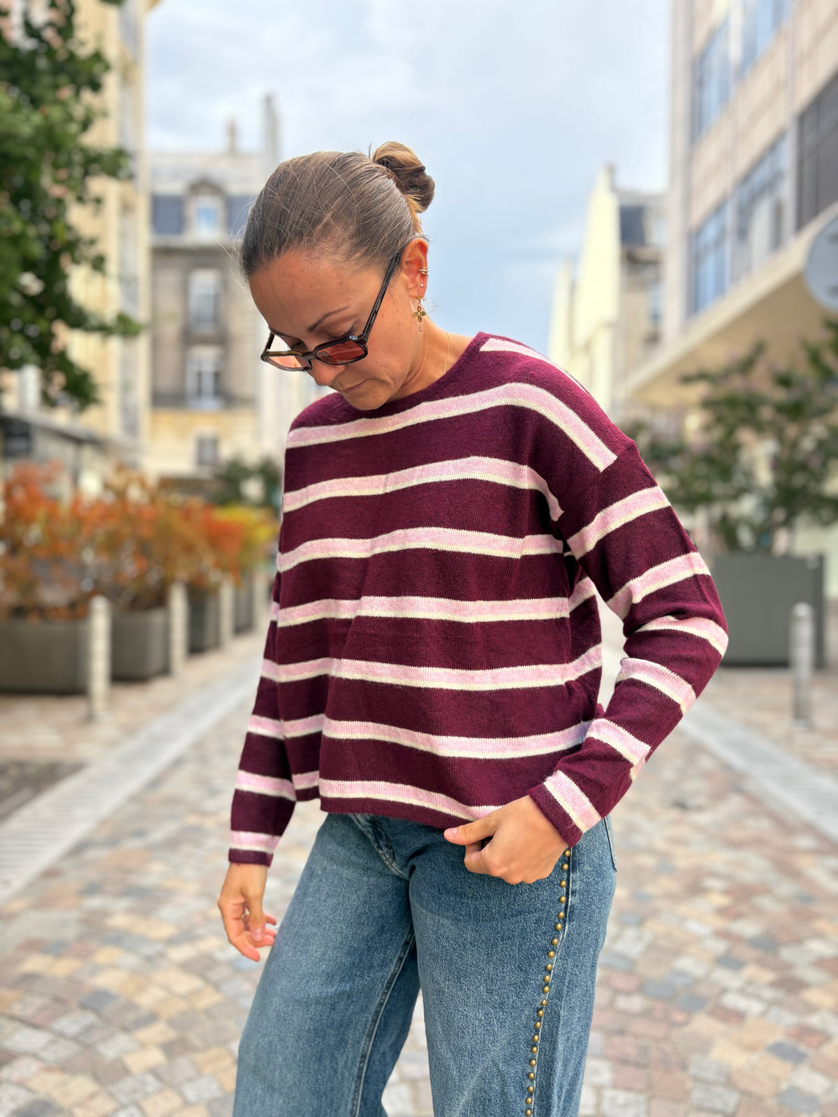 Pull Estelle Bordeau