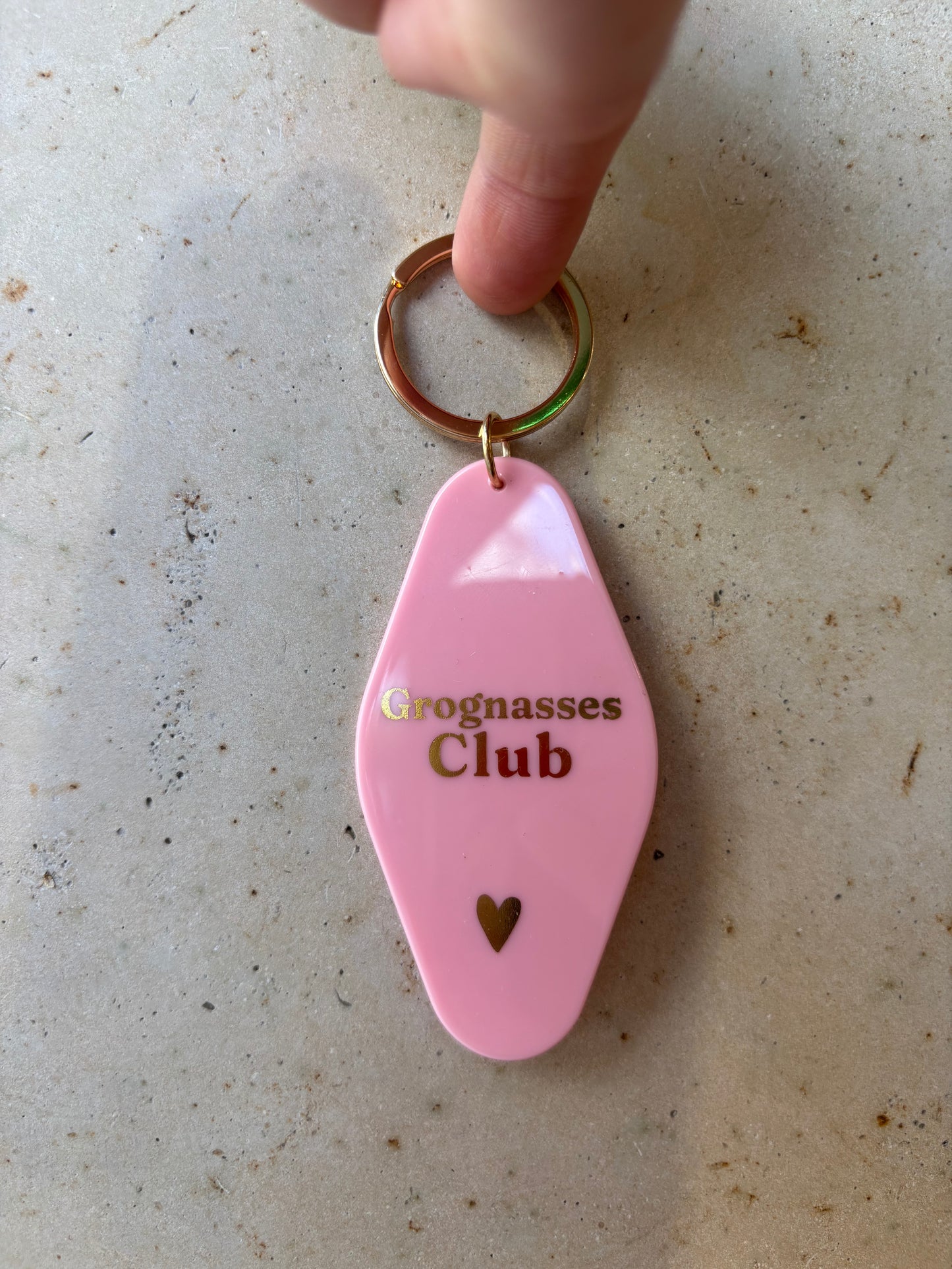 Porte clé « grognasse club »