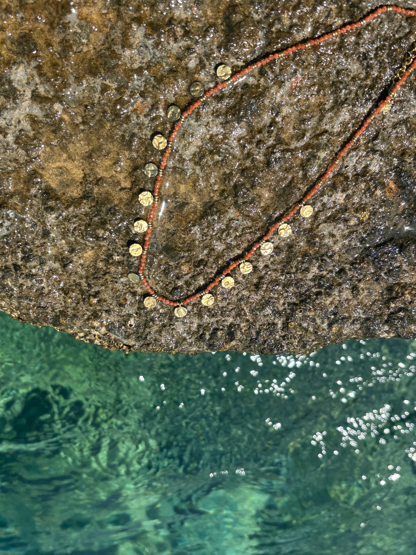 Collier pierre du soleil