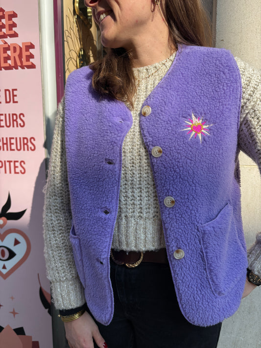 Gilet Lila moumoute