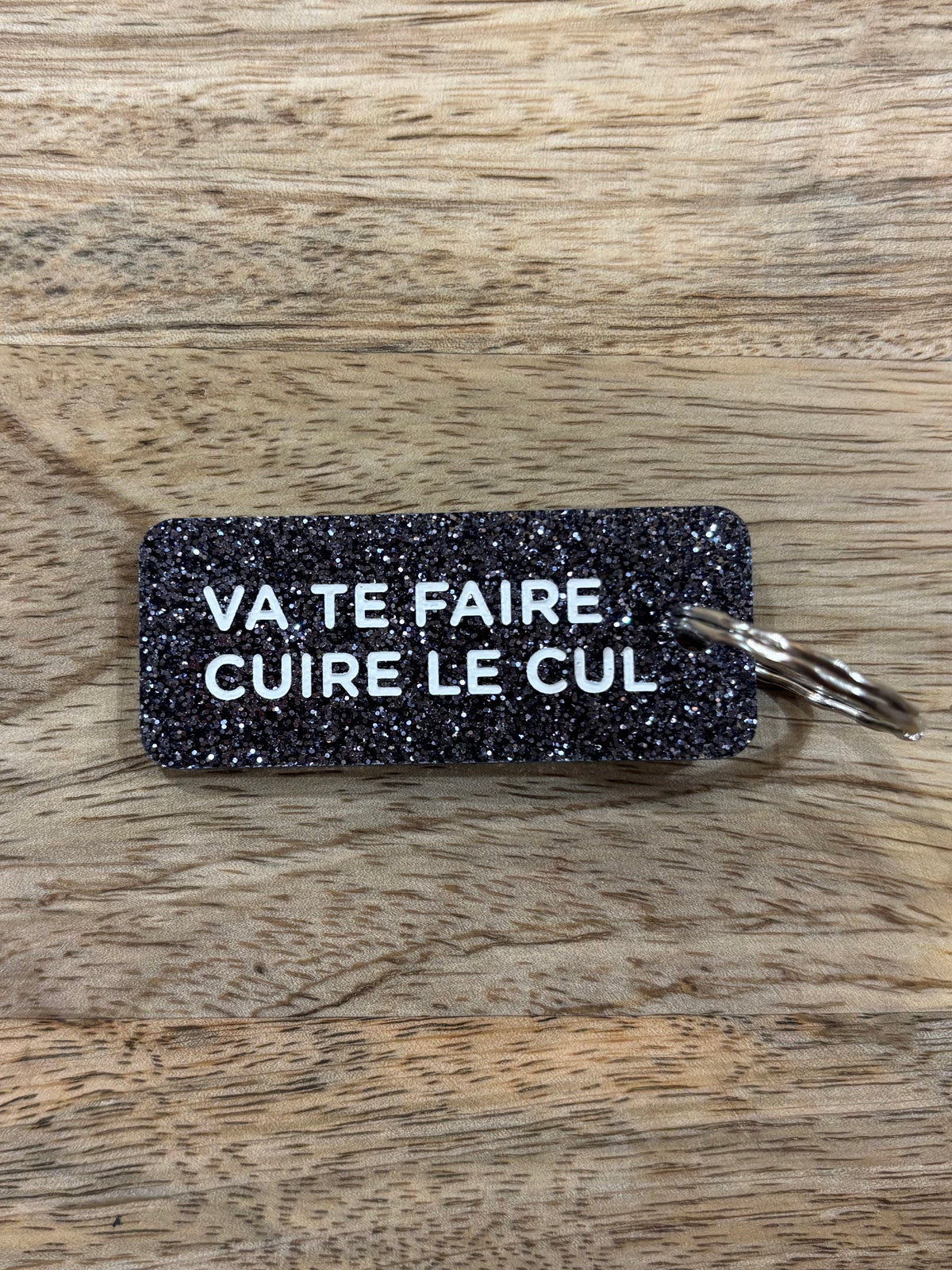 Porte clé pailleté